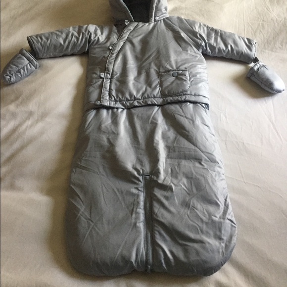 VERTBAUDET Baby Blue All-in-One Snowsuit 12-18mts - Picture 2 of 8